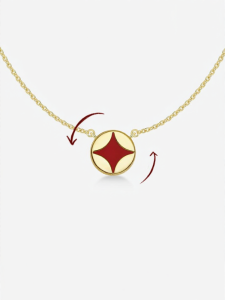HEFANG Jewelry | Wealth Symbol Elegance Lockbone Necklace
