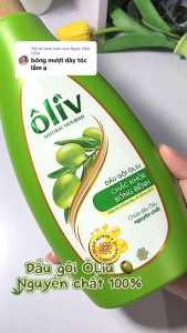 Dầu Gội Ôliv 650ml với chiết xuất từ dầu ôliu nguyên chất giúp nuôi dưỡng từng sợi tóc chắc khoẻ và bồng bềnh suôn mượt