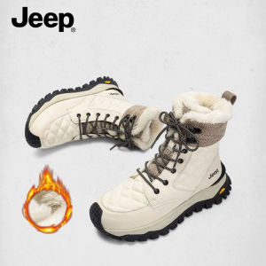 Jeep spirit mary jane Outdoor winter new style with plush thick sole warm Martin boots anti slip womens shoes