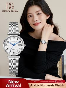 DUFFY GOYA | Large Dial Waterproof Nightlight Quartz Watch