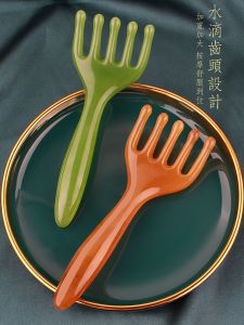 Head Massager Five-Claw Massage Comb Pull Tendons Dredging Meridian Head Therapy Headache Relieving Scratching Head Pressing Head Handy Gadget