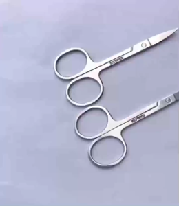 1pc/4pcs Stainless Steel Small Beauty Scissor Eyebrow Nose Hair Removal Beard Trim Tweezer Gunting Bulu Hidung Janggut美容A眉剪刀