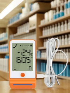 Bluetooth GSP-6Pro 100000 Temperature Data Logger Humidity Recorder Point Temperature Recorder for Cold Chain Refrigeration