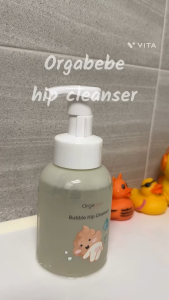 Bọt Vệ Sinh Vùng Kín Rửa Mông Hữu Cơ ORGABEBE Hàn Quốc Cho Bé Từ Sơ Sinh 300ml