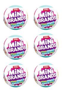 Bandai | [Trendy Toys]ZURU Mini Surprise Blind Box Toy Ball Filled Refrigerator-mysterious Mini Refrigerator Toy+mini Toy Decorative Gift