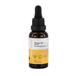 (Tặng gấu bông Moo Chews) TPBVSK Vitamin D3 with K2 Natural NZ vị Táo - Bổ sung Vitamin D3 và K2 tinh khiết cho bé