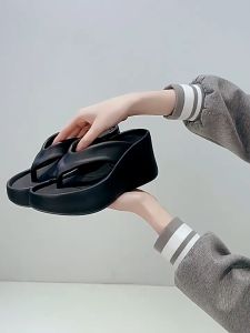 GiayZep.Store Dép Xỏ Ngón Nữ Đế Cao 9cm Tôn Dáng Dép Tông Đi Biển Độn Đế Chống Trượt Size 35-40