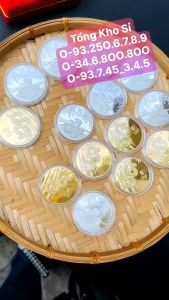 {TOPIC GIÁ RẺ} SỈ 10 Móc chìa xe máy Oto Đồng Xu Hình Rắn Vàng của Úc sang chảnh