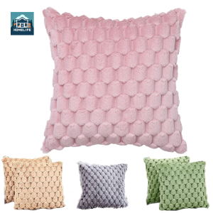 Soft Plush Pillowcase Velvet Throw Pillow Covers Luxury Style Cushion Case Pillow Shell for Sofa Bedroom Square