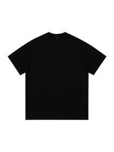 Áo Thun Cotton Tay Ngắn Nguyên Chất Dành Cho Thanh Thiếu Niên Thoáng Khí Phong Cách Giản Dị Mỹ Retro Họa Tiết Hình Học Thiết Kế Nổi