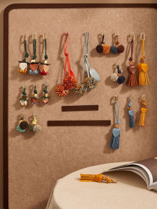 JINGQIAN | Leather Flower Tassel High-end Bag Charm