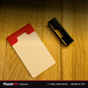 FlushFit Colours OBU Cashcard Cover | ERP 2.0 | Easy Card Removal | 6 Colours | Heat-Resistant ABS | Made in SG