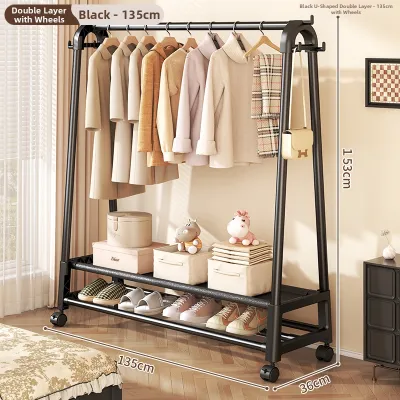LIANGREN | Bedroom Floor Standing Indoor Clothes Hanger