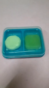 1PCS Double Grid Plastic Soap Box Sealed with Cover Water Proof Household Travel Soap Box