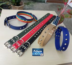 ปลอกคอสูง พันธุ์กลาง-ใหญ่ เน้นแข็งแรงทนทาน 2 ชั้น