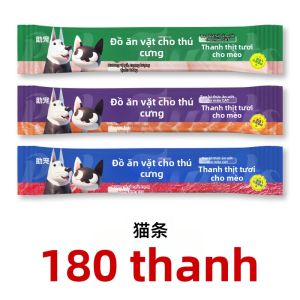 ZHUCHONG | Thức Ăn Nhẹ Bổ Sung Dinh Dưỡng Thêm Nước Cho Mèo 180 Miếng