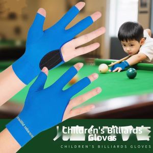 Jiaxun | Billiard Glove 3-Fingered Exposed Fingers High Elasticity Black