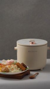 ECOHOME Rice Cooker Low Carbo ELS777 Low Sugar with 0.8L Penanak Nasi & Menghangatkan Low Watt