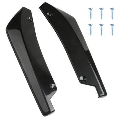 Car Front Rear Bumper Strip Lip Spoiler Diffuser Splitter Scratch Protector Carbon Fiber Winglets Side Skirt Extension Universal