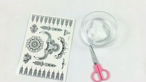 10 Buah/Set Grosir Tato Warna-Tato Sementara Tato RendaTato Sementara Tatoo Stiker Seksi Tato Succubus