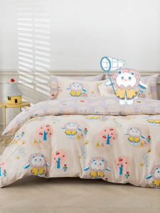Cartoon Cotton 4-piece Bedding Set