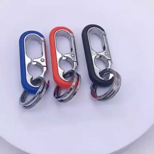 BEESTYLE  พวงกุญแจตะขอ คาราบิเนอร์ สเตนเลส คุณภาพสูง สําหรับผู้ชาย ปีนเขา กลางแจ้ง keychain for men outdoor climbing