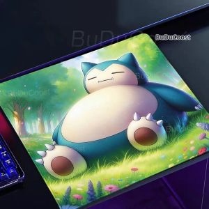 Bandai | Pokemon Snorlax Nhỏ XS Cao Su Chống Trơn Trượt Miếng Lót Chuột Bàn Phím Chơi Game Để Bàn Thảm Văn Phòng PC Phụ Kiện Bề Mặt Siêu Mịn