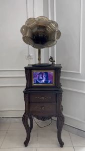 Máy phát nhạc loa kèn đồng phong cách tân cổ điển màn hình cảm ứng MPN688