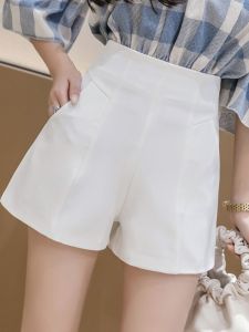 High Waist Wide Leg Suit Shorts Womens Spring Summer New Style Korean Loose Casual Pants A-Line Professional Leisure Trousers