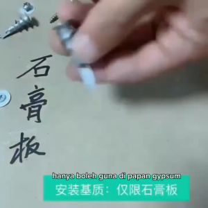 Heeman4u Drywall Self-Drilling Anchors with Screws Wall Anchor Tapping Screw with Screws Kit (No Drill or Holes in Wall)
