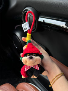 น่ารัก Little Shih Tzu ของเล่นตุ๊กตากระเป๋า Charm พวงกุญแจตกแต่ง Handmade การ์ตูน ตุ๊กตารถของขวัญ < Ne1> อุปกรณ์เสริมสําหรับกระเป๋า