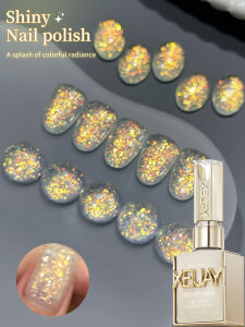 XEIJAYI 1Pc 15ML Glitter Color Gel Nail Polish Semi Permanent Nail Art Soaking UV LED Nail Salon DIY Nail Salon Gel