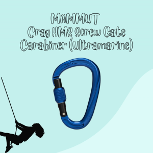 MAMMUT Crag HMS Screw Gate Carabiner (Ultramarine)