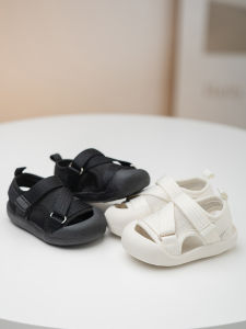 Summer Baby Sandals Breathable Slip-On Shoes for Walking Toddler Boys And Girls Soft Bottom Covered Toe Step-To-Walk Shoes