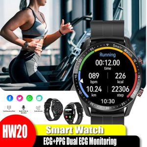 ♥ SFREE Shipping ♥ HW20 ECG+PPG Bluetooth Call Smart Watch 2024 Men Full Touch Sport Watch Health Tracker Men Smartwatch Waterproof compatible For Android IOS