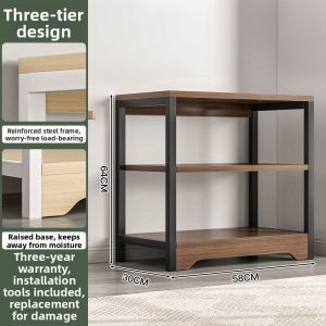 Multi-layer Floor-standing Versatile Kitchen Storage Cabinet