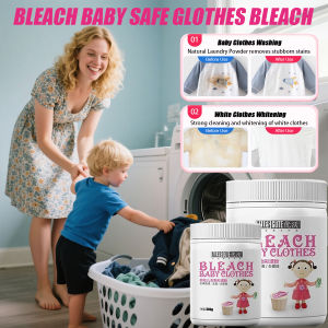 Clothes Bleaching Clothes Bleach for Bleach Baby Detergent powder Colored Clothes Bleaching Powder Removes Yellow Stains from Safe Clothes Bleaching Powder for Bleach Baby