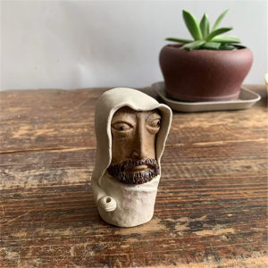 Handmade Yixing Purple Clay Sculpture Tea Pet Home Tea Table Small Display High-End Craftsmanship Buddha Figurine Cute Healing Trend