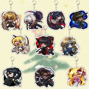 Bandai | For Game Limbus Company YiSang Sinclair HongLu Ryoshu Outis Acrylic KeyChain Cartoon Cute Backpack Accessories Festival Gift