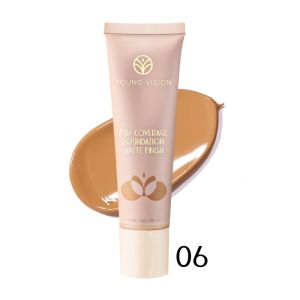 6-color Matte Concealer BB Cream Natural Facial Concealer Primer Liquid Foundation Smooth Oil-Control Full Coverage Base Makeup