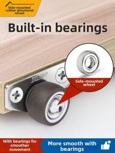 FANGXIANSHENG | Silent Rubber Bearing Wheel Furniture Single-side Fixed