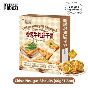 MIBAZI | Scallion and Nougat Filling Original Flavor Taiwanese Handmade Biscuit