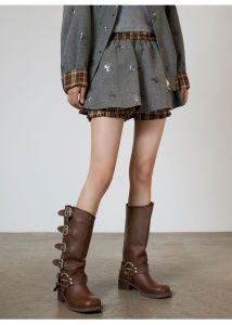 Fashionable Faux Layered Coat Grey Pearl Floral Patchwork Women Autumn Winter