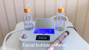 Small Bubbles Vacuum Suction Water Oxygen facial vacuum machine Blackhead Oxygen Skin Rejuvenation Facial Beauty Ground