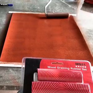 2pcs Wood Graining For DIY Wall Decoration Tools  Grain Rubber Patin Painting Effects
