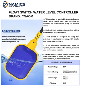 Float Switch Water Level Controller Cable Type Square Float Switch Water Level Controller CNAOM Brand Cable Length 2M 3M 5M 10 Meters