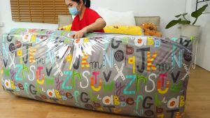 กระเป๋าเก็บที่นอนปิดนิค 6 ฟุต ลาย Alfabet สำหรับปิคนิค