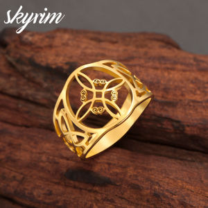 Nhẫn nam nữ Nhẫn thắt gút Phù Thủy Skyrim Nhẫn đôi nhẫn trang sức thời trang