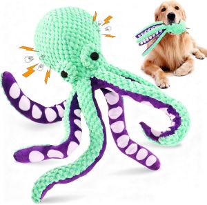 Large Squeaky Dog Toys- Plush Dog Toys with Soft Fabric for Small Medium and Large Dogs Daily Companionship Training Reward Gift