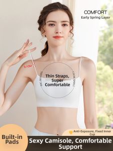 AISHAYA | Anti-Visible Underwear No Marks Gathered Strap Bras